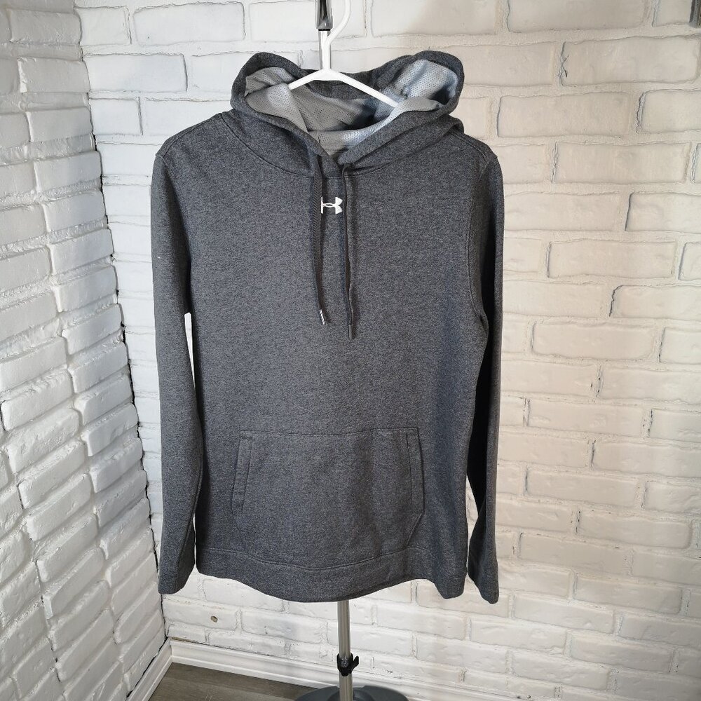 Under Armour Ladies Size Medium Grey Loose fit Fleece Lined Hoodie